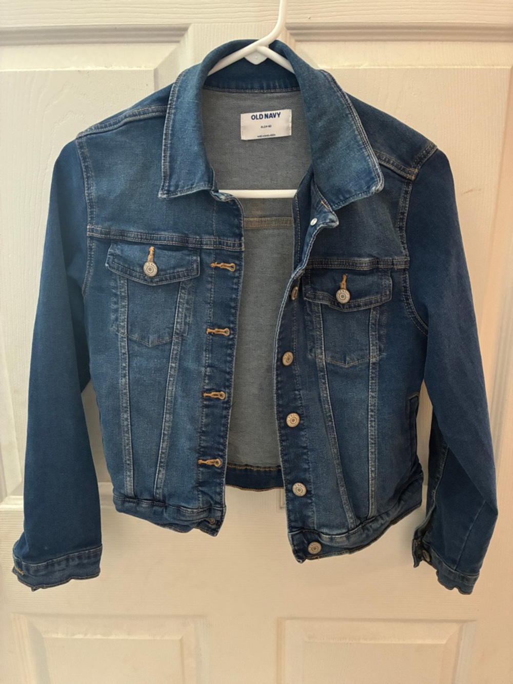 Old Navy Dark Blue Denim Trucker Jacket